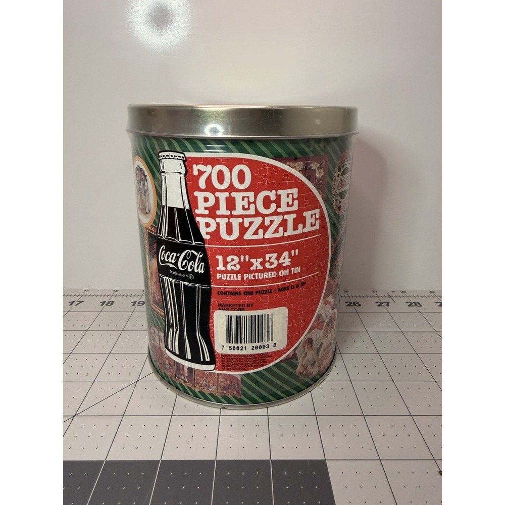 Coca-Cola Tin with Jig Saw Puzzle 700 pieces